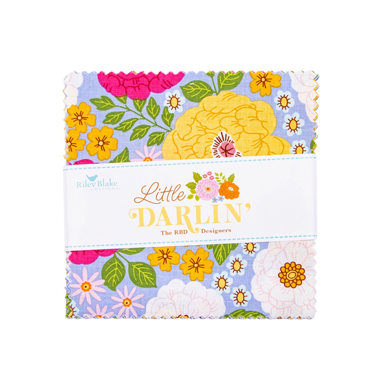 Little Darlin' 5" Square Pack (Charm Pack / 5" Stacker) by Riley Blake Designs for Riley Blake (5-16970-42)